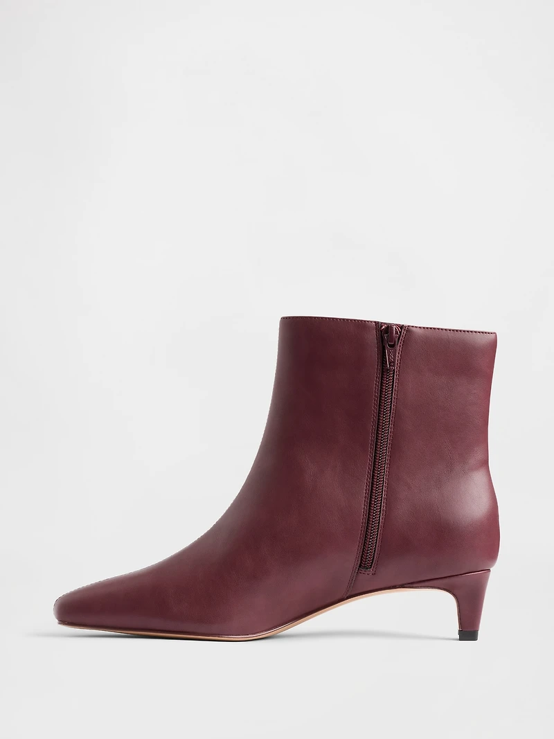 Kitten Heel Pointy Boots