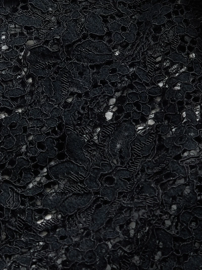 Lace Button-Front Top