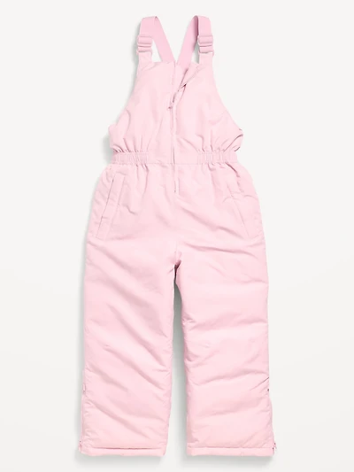 Water-Resistant Snow-Bib Overalls for Girls