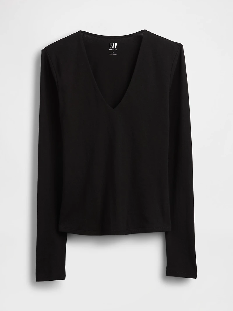 CloseKnit Jersey V-Neck T-Shirt