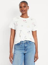 EveryWear Crew-Neck Printed T-Shirt