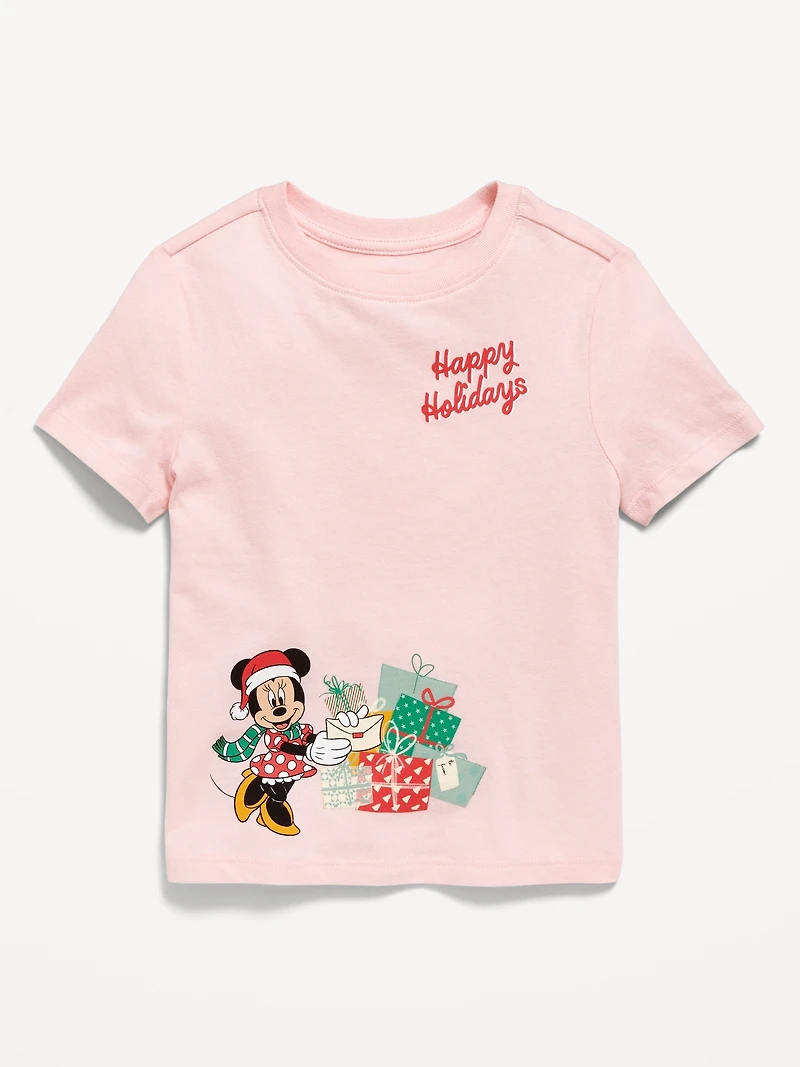 Disney© Minnie Holiday Graphic T-Shirt for Toddler Girls