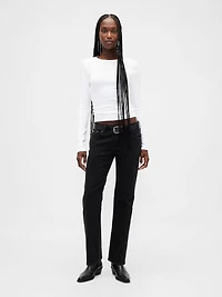 Low Rise '90s Slim Straight Jeans