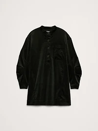 Corduroy Popover Shift Dress