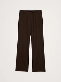 Mid-Rise Straight Flannel Pant
