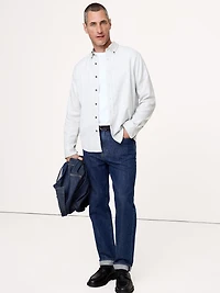 Standard-Fit Lightweight Flannel Shirt