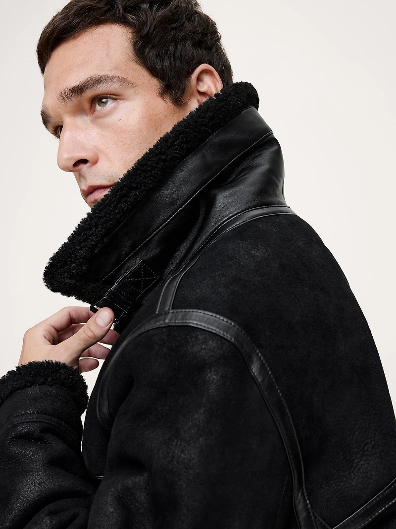 Shearling Aviator Jacket
