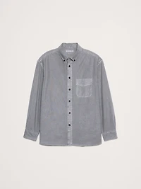 Relaxed-Fit Garment Dye Oxford Shirt