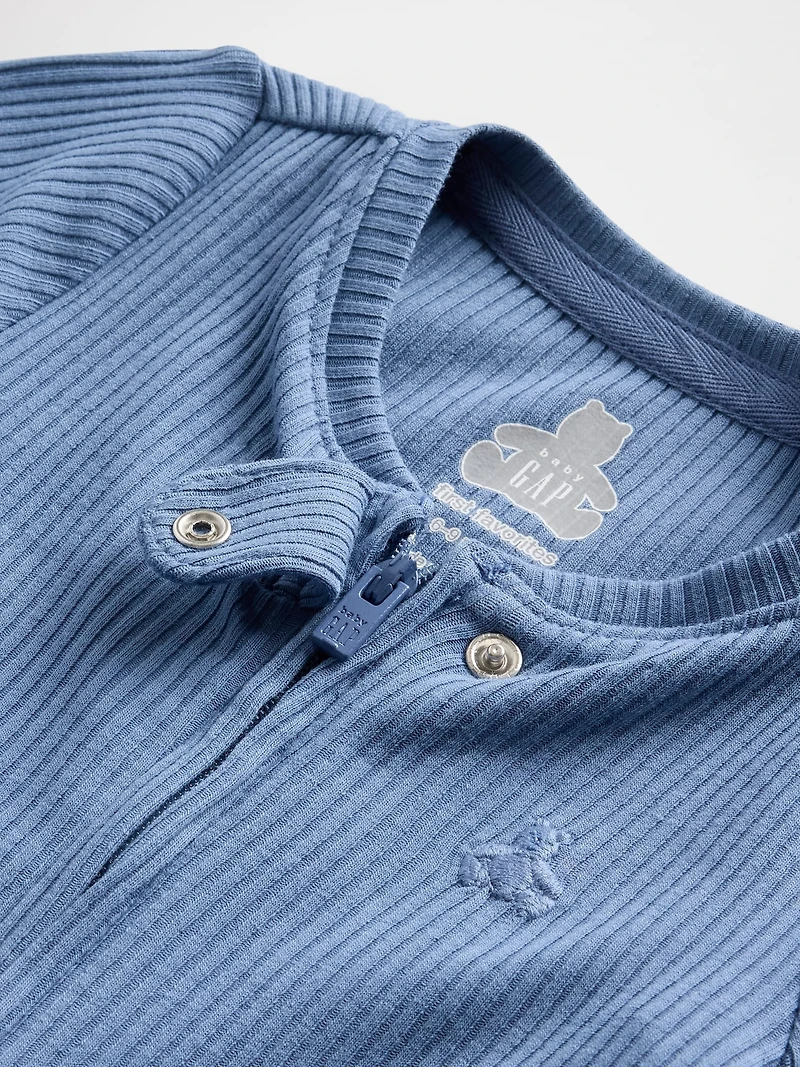 Baby First Favorites TinyRib Footed One-Piece