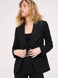 Slim Italian Wool Blazer