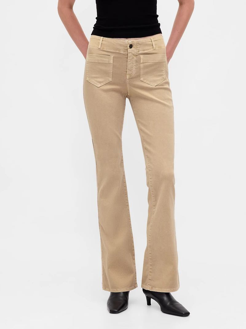 Low Rise Twill Long & Lean Pants