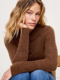 Italian Alpaca-Blend Sweater Polo