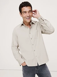Standard-Fit Lightweight Corduroy Shirt