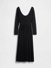 Mixed Media Maxi Dress