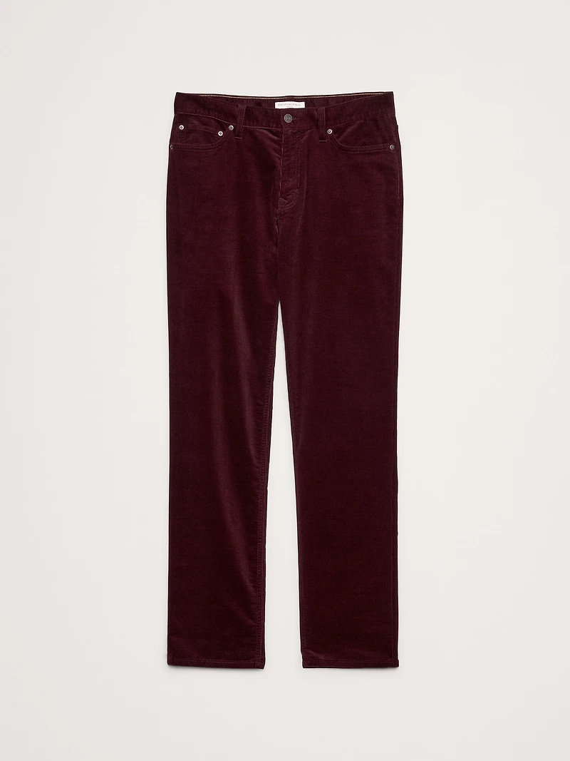 Straight Stretch-Corduroy Traveler Pant