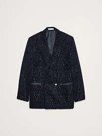 Relaxed Jacquard Tuxedo Jacket