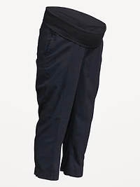 Pantalon coupe baril longueur cheville à taille rabattable de maternit