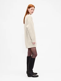 Oversized Turtleneck Mini Sweater Dress