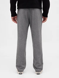 Wool-Blend Relaxed Straight Trousers