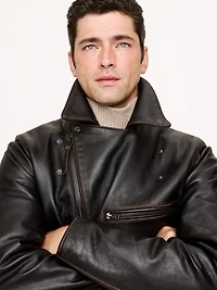 Leather Moto Jacket