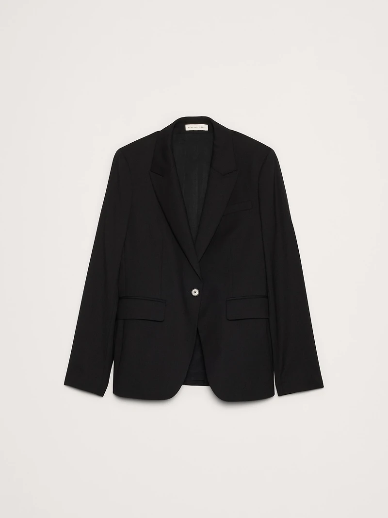 Slim Italian Wool Blazer