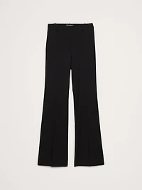High-Rise Flare Italian Lightweight Wool Pant