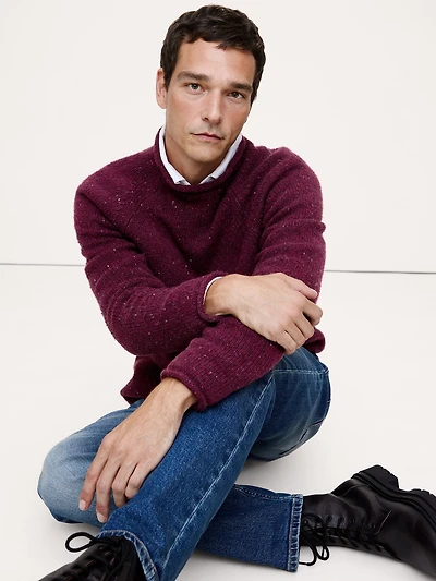 Donegal Roll-Neck Sweater