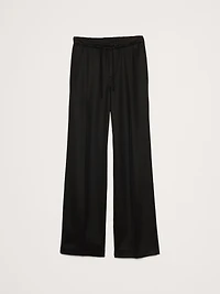 High-Rise Wide-Leg Drapey TENCEL™ Pull-On Pant