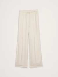 High-Rise Wide-Leg Drapey TENCEL™ Pull-On Pant