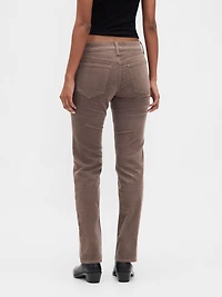 Low Rise Corduroy '90s Slim Straight Pants