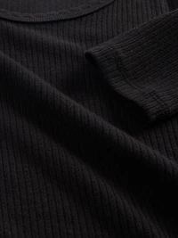 Pointelle Rib T-Shirt