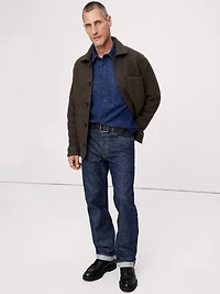 Boiled Wool Shirt Jacket