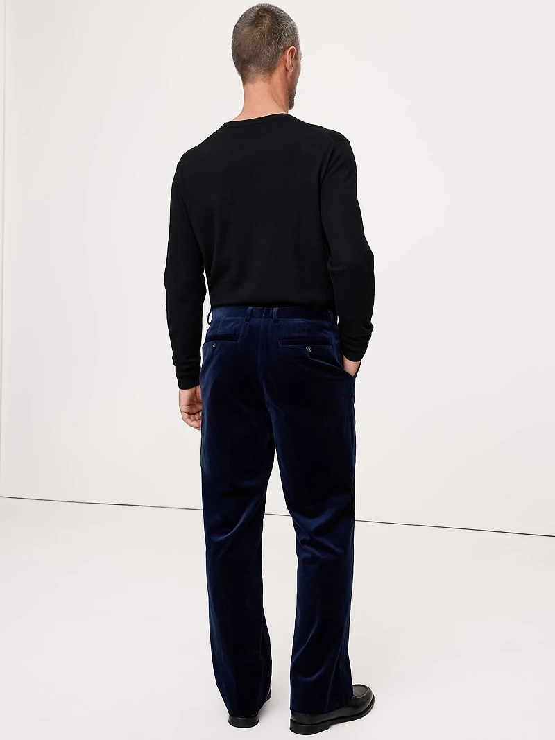 Straight Velvet Pant