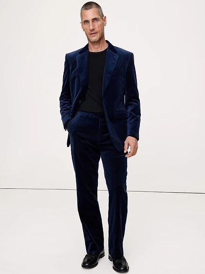 Straight Velvet Pant