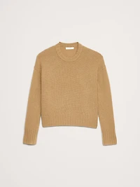 Oversized Midweight Cashmere Crew-Neck Sweater