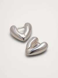 Heart Hoop Earrings