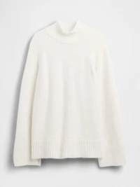 Fuzzy Oversized Turtleneck Sweater