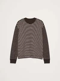 Mixed Stripe Relaxed Jersey T-Shirt