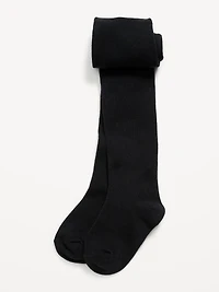 Soft-Knit Solid Tights for Toddler Girls