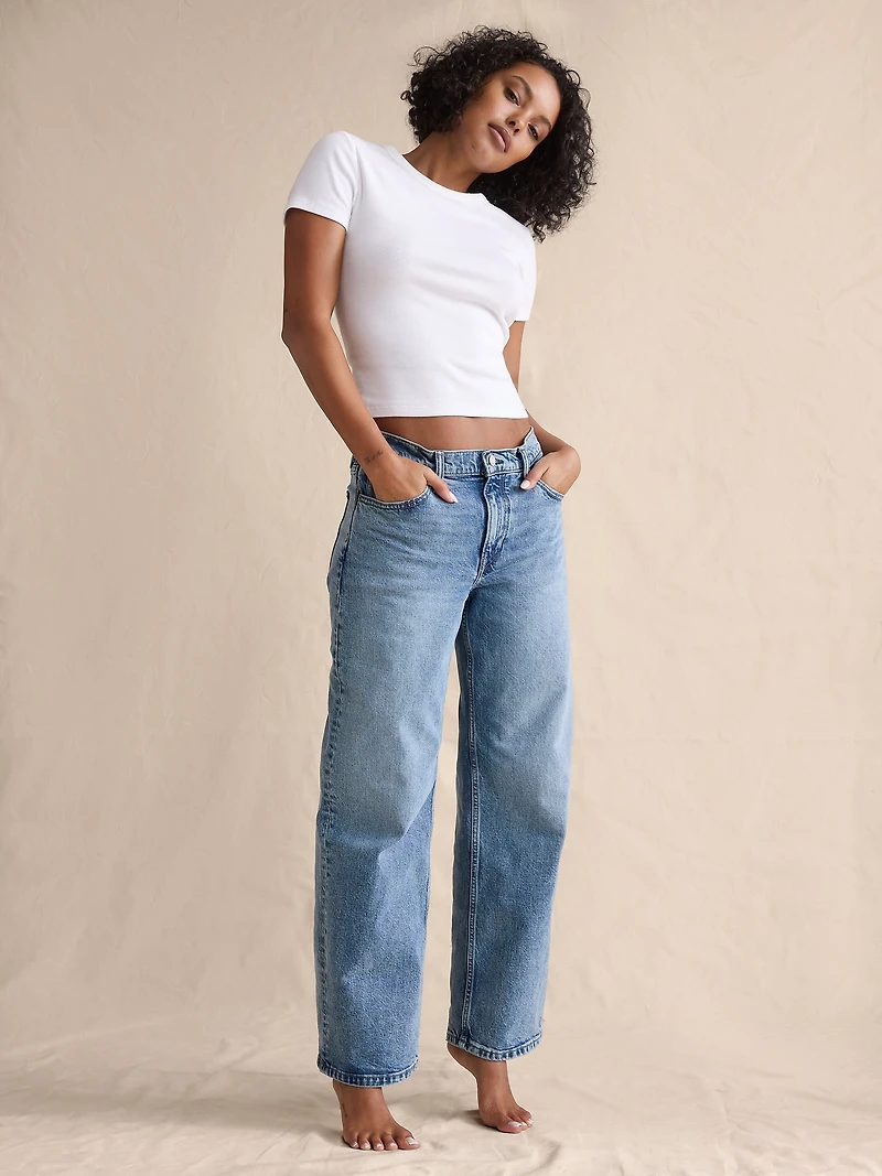 Mid-Rise 90S Loose Jean