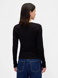 CloseKnit Jersey V-Neck T-Shirt