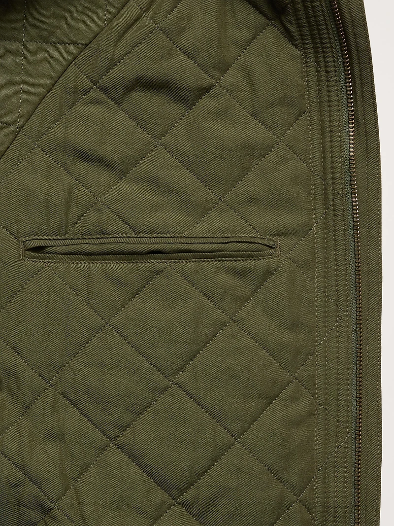 Floral Quilted Parka