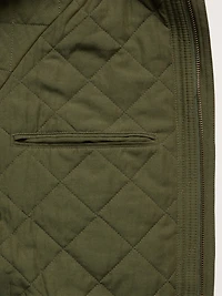 Floral Quilted Parka