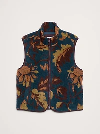 Print Sherpa Vest