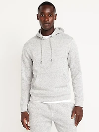 Fleece-Knit Pullover Hoodie
