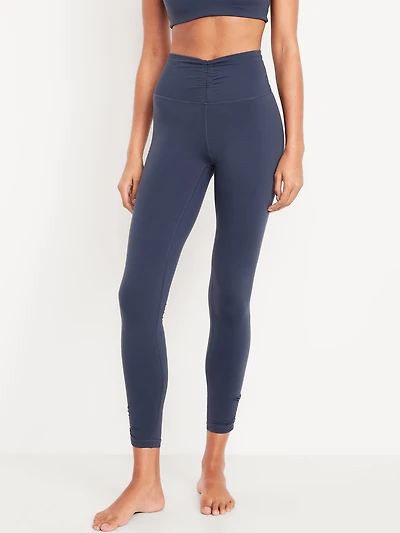 High-Waisted StudioSmooth Ruched Leggings