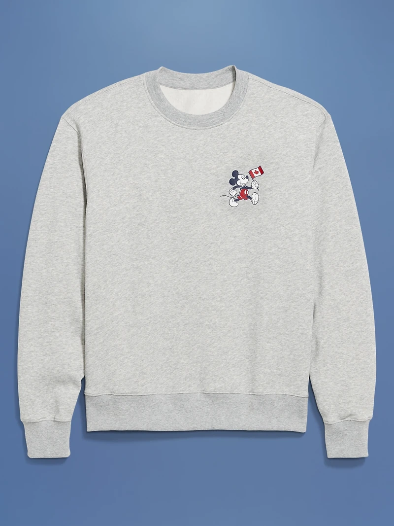 Old Navy x Disney© Mickey Mouse Flag Oversized Logo Graphic Sweatshirt