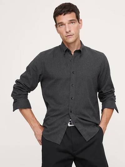 Standard-Fit Lightweight Flannel Shirt