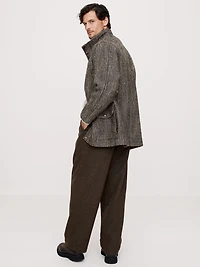 Herringbone Tweed Parka