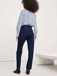 High-Rise Modern Slim City Stretch Ankle Pant